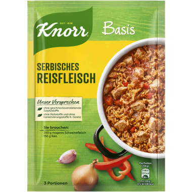 Knorr Basis Serbisches Reisfleisch
