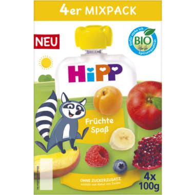 Hipp Früchtespaß Mixpack 4er