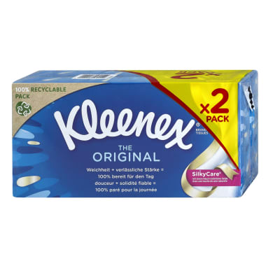 Kleenex Original Taschentücher Box Duo 3-lagig