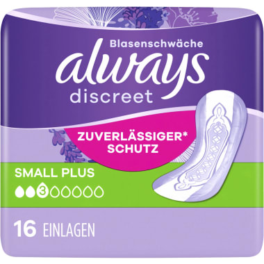 Always Discreet Small Plus