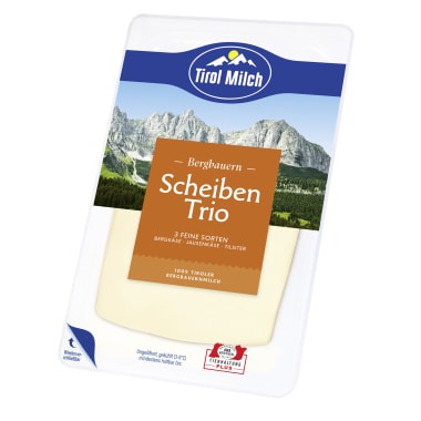 Tirol Milch Scheibentrio 45% Scheiben
