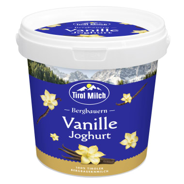 Tirol Milch Fruchtjoghurt Vanille 3,2% Kübel