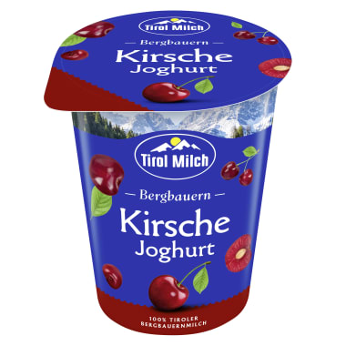 Tirol Milch Bergbauernjoghurt Kirsche 180 gr