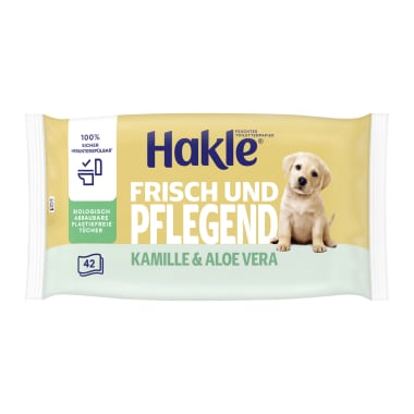 Hakle Feuchte Toilettentücher Kamille & Aloe Vera