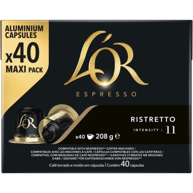 L'OR LOR NC Kapseln Espresso Ristretto 40er