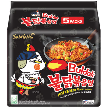 Samyang Buldak Extrem Scharfes Huhn 5er-Pack