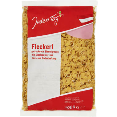 Jeden Tag Fleckerl mit Ei