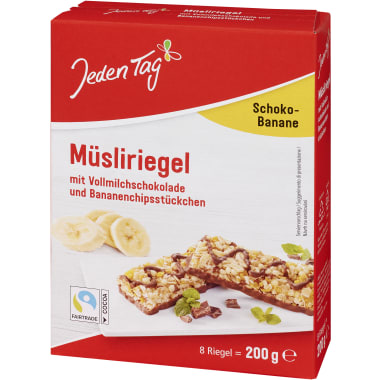 Jeden Tag Müsliriegel Schoko-Banane