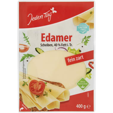 Jeden Tag Edamer Scheiben