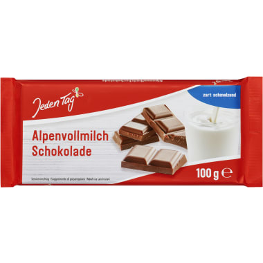 Jeden Tag Schokolade Alpenvollmilch