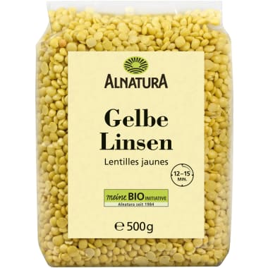 Alnatura Bio Gelbe Linsen