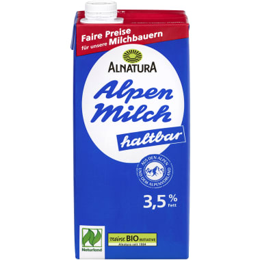 Alnatura Bio Haltbare Alpenmilch 3,5%