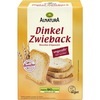 Alnatura Bio Dinkel Zwieback ungesüßt