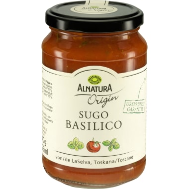 Alnatura Bio Origin Sugo Basilico