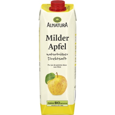 Alnatura Bio Apfelsaft mild naturtrüb 1,0 Liter