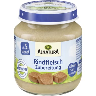Alnatura Bio Rindfleisch Zubereitung 4. Monat