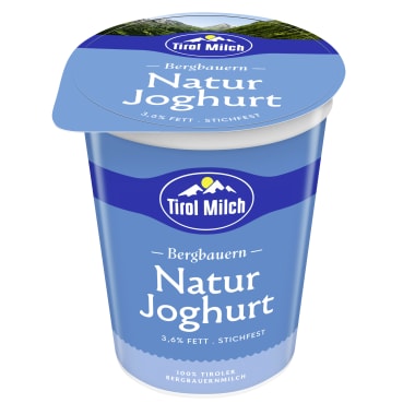 Tirol Milch Bergbauern Naturjoghurt 3,6% stichfest