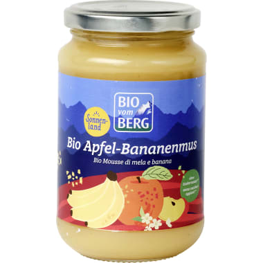 BIO vom BERG Bio Apfelmus Banane