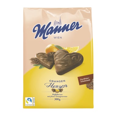 Manner Orangen Herzen