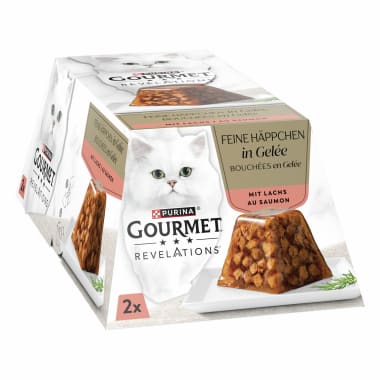 Purina Gourmet Katze Revalations Gelee Lachs 2er-Pack