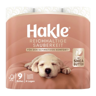 Hakle Toilettenpapier 9er-Packung 4-lagig