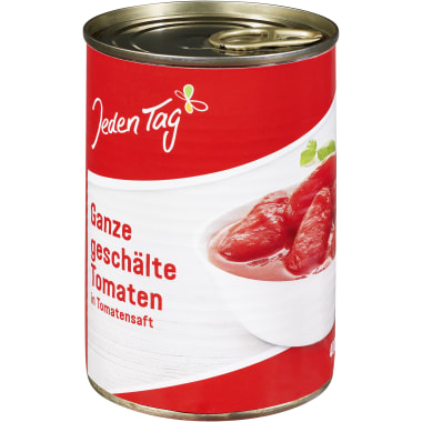 Jeden Tag Tomaten geschält