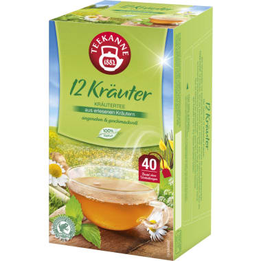 Teekanne 12 Kräuter 40er-Packung