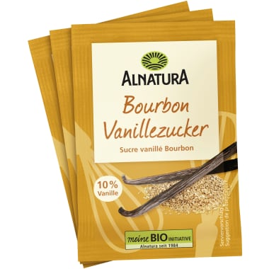 Alnatura Bio Bourbon Vanillezucker 3er-Packung