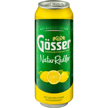 Gösser NaturRadler Zitrone 0,5 Liter