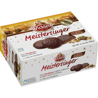 Wicklein Meistersinger Lebkuchen schokoliert