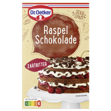Dr. Oetker Raspelschokolade Zartbitter