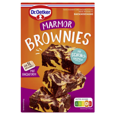 Dr. Oetker Marmor Brownies Backmischung