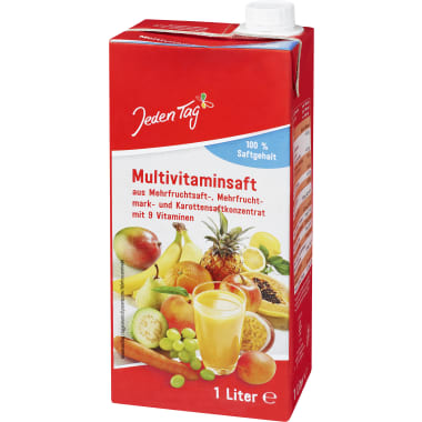 Jeden Tag Multivitaminsaft 1,0 Liter