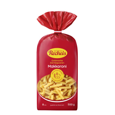 Recheis Goldmarke Makkaroni gerippt