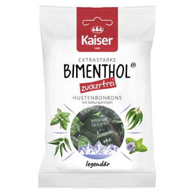 Bonbonmeister Kaiser Extrastarke Hustenbonbons Bimenthol zuckerfrei