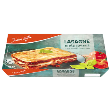 Jeden Tag Lasagne Bolognese