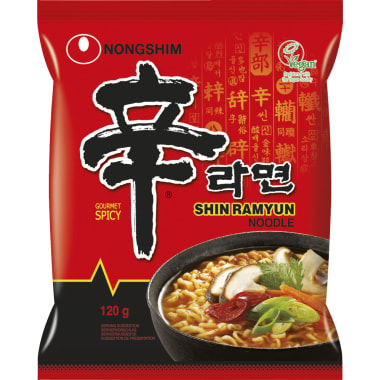 Nongshim Shin Ramyun sehr scharf Beutel