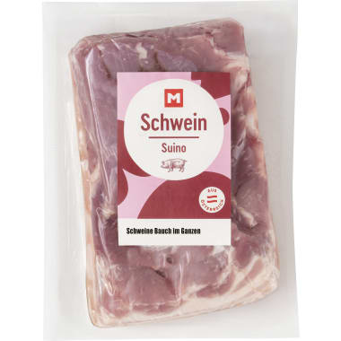 M Schweine Bauch im Ganzen