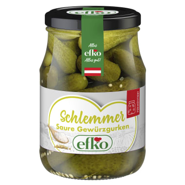 Efko Schlemmergurken Saure Gewürzgurken