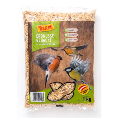 Tierell Erdnüsse gehackt