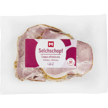 M Schweine Schopf geselcht in Scheiben