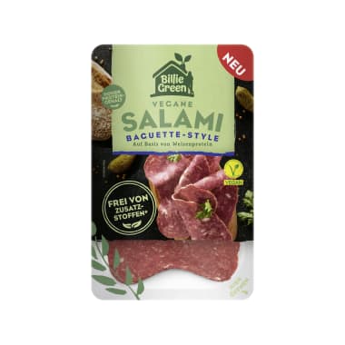 Billie Green Vegane Salami Baguette Style
