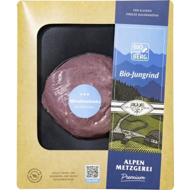 BIO vom BERG Jungrind Minutensteaks