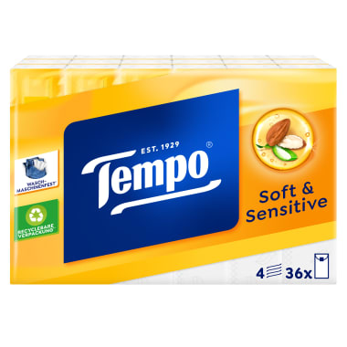 Tempo Taschentücher Plus 4-lagig