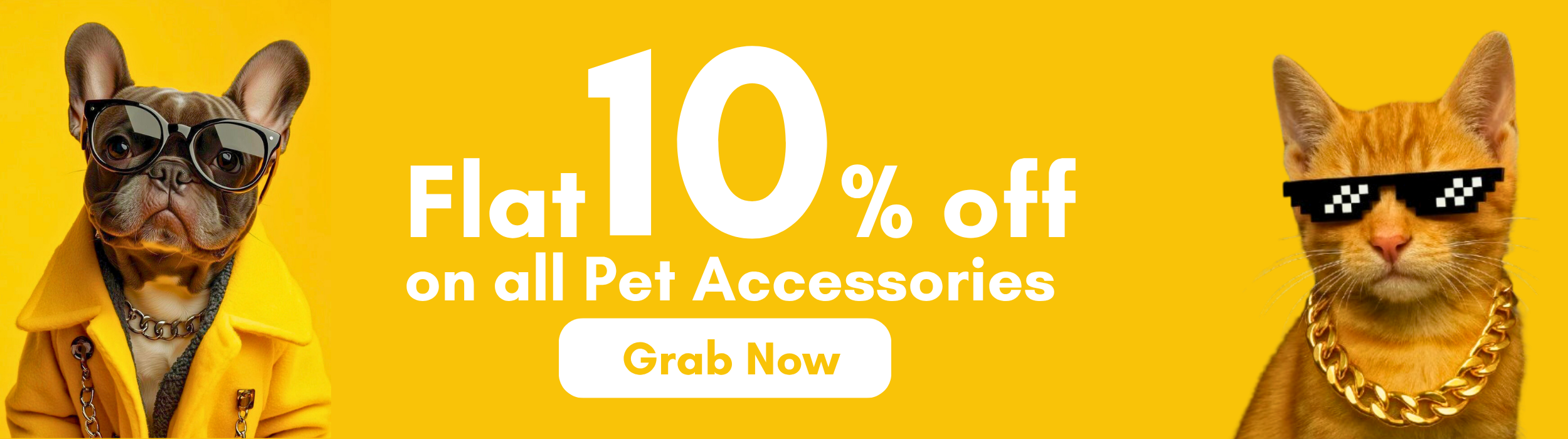 10% of on al accessories