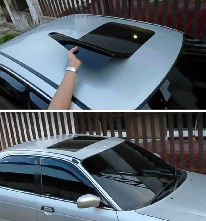 Sunroof Palsu Untuk Mobil Ide Unik Tak Biasa