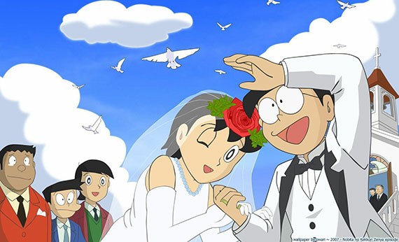 Nobita and Shizuka Nobita Nobi & Shizuka Minamoto - Pasangan Romantis di Anime Terpopuler