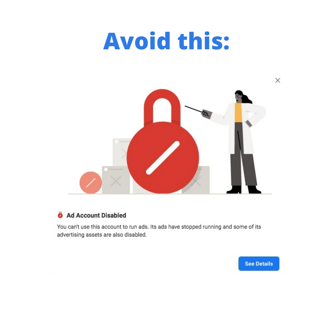 Ad account. Блокировка рекламного аккаунта. Блокировка рекламы Фейсбук. Аккаунт заблокирован Фейсбук. Бан Facebook.