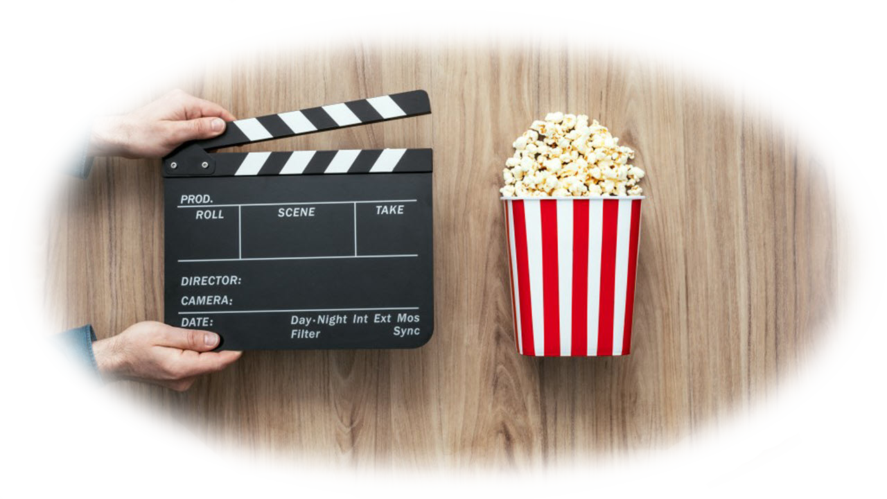 Director holding clapper image