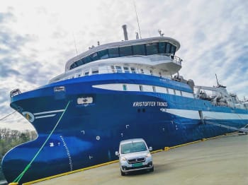 Delivery of a three stage water treatment system